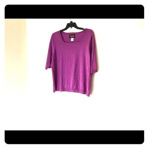 lady shirt size 1x by bob mackie